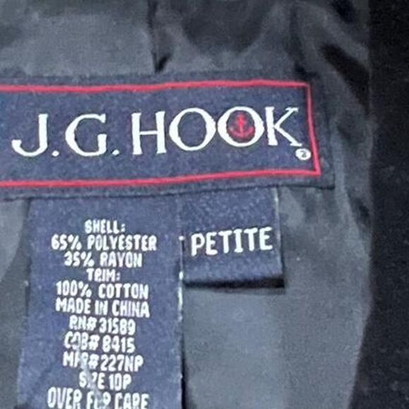 Classy Vintage Green Plaid Button Down Long Sleeve Blazer Dress W/ Velvet Collar - Picture 8 of 8